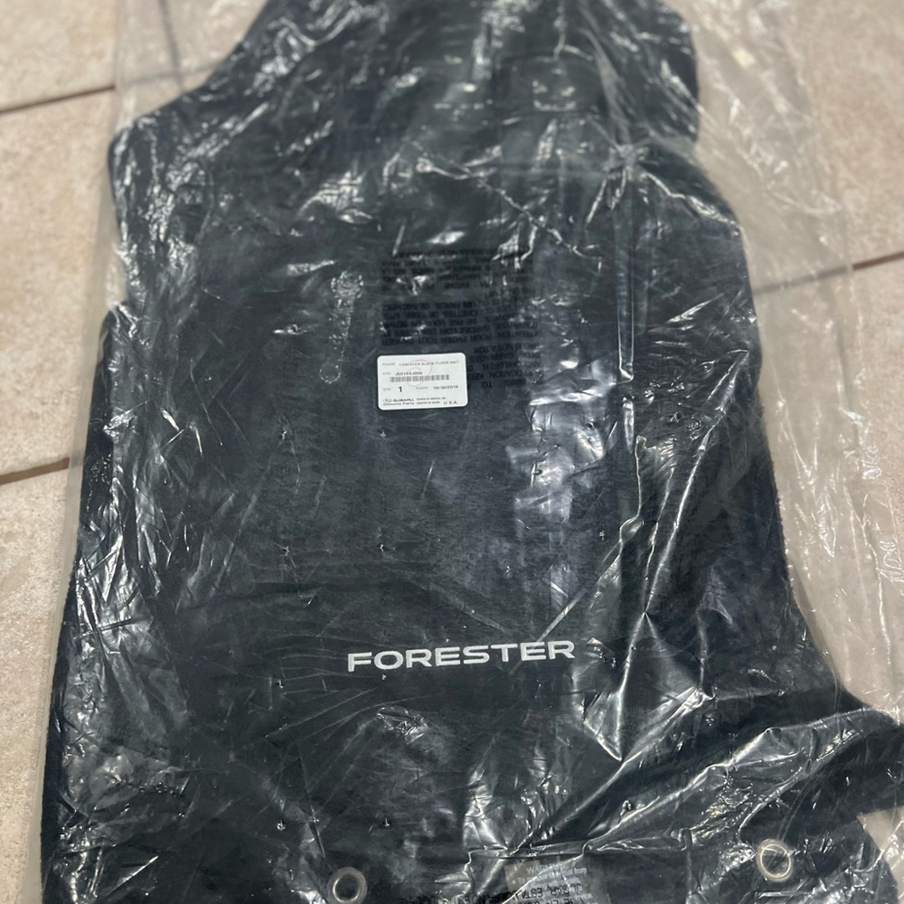 Subaru Black Floor Mat